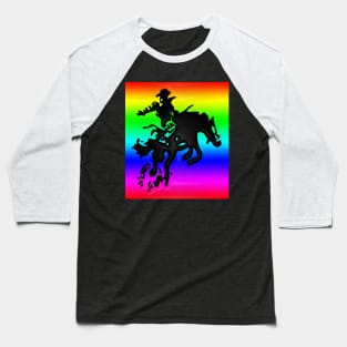Western Era - Cowboy on Horseback 9 Baseball T-Shirt